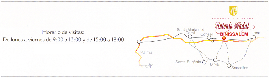Mapa Bodegas